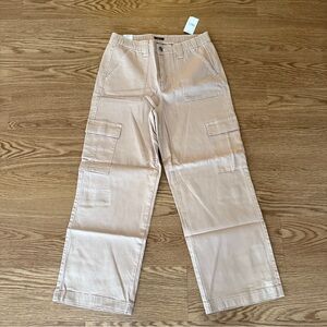 NWT Rue21 Light Tan Straight Leg Cargo Skater Pants Women’s Size L